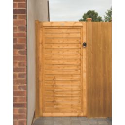 Forest  Lap Garden Gate 910mm x 1830mm Golden Brown
