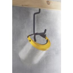 Smith & Locke Heavy Duty Screw-In Anti-Slip Square Storage Hook Black 190 x 158mm