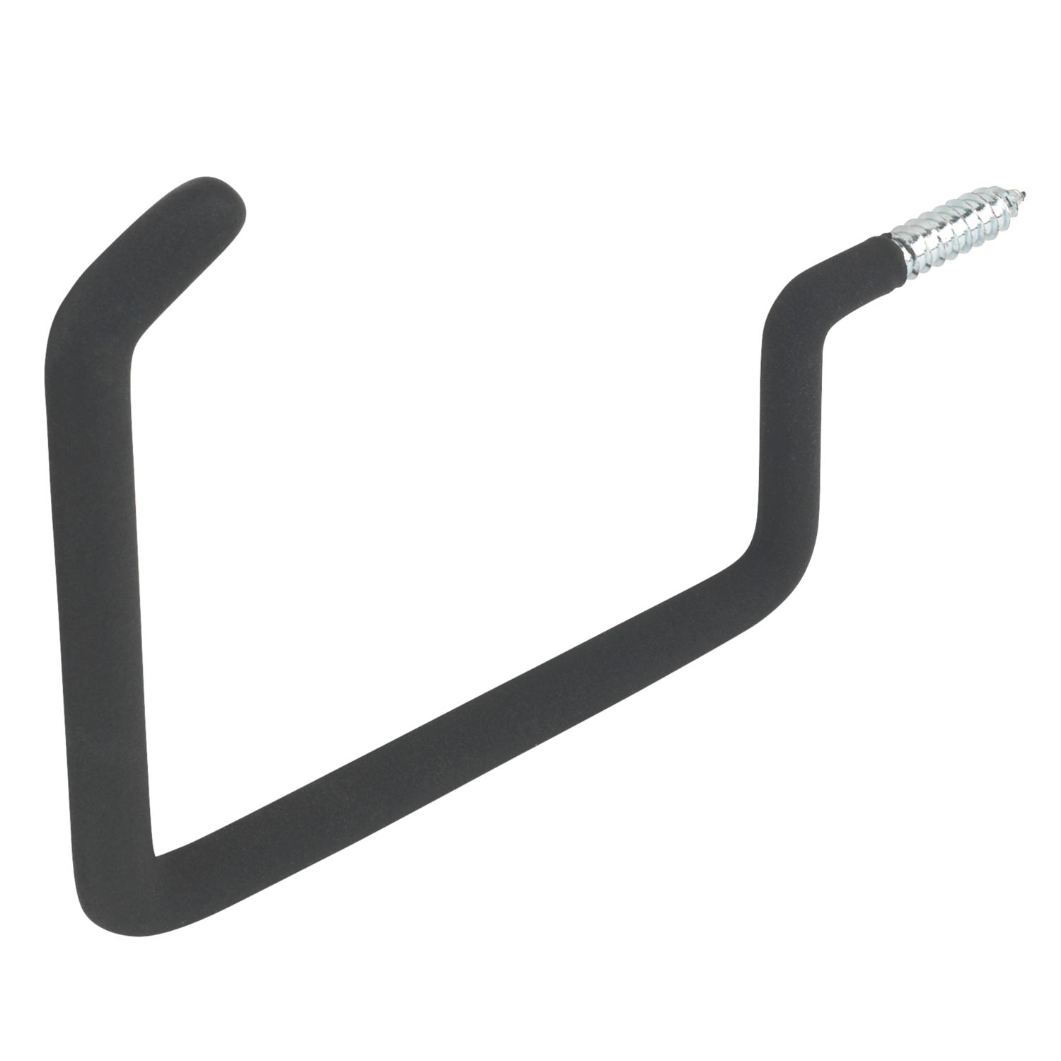 Smith & Locke Heavy Duty Screw-In Anti-Slip Square Storage Hook Black 190 x 158mm (1998J)