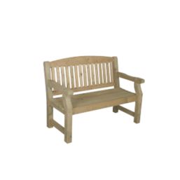 Forest Harvington Garden Bench Mixed Softwood 4' x 3'