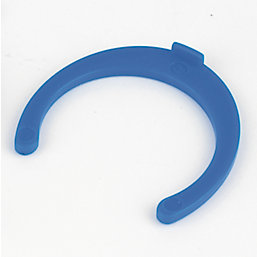 FloPlast FloFit+ Plastic Collet Clips Blue 22mm 20 Pack