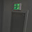 Photoluminescent "Fire Exit Man Right" Sign 150mm x 300mm