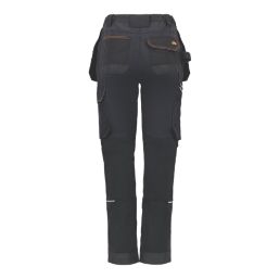 Site Kilani Womens Work Trousers Black/Grey Size 10 31" L