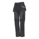 Site Kilani Womens Work Trousers Black/Grey Size 10 31" L
