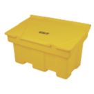 Essentials  Budget Stackable Grit Bin  Yellow 350Ltr