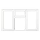 Crystal  Top, Left & Right-Hand Opening Clear Triple-Glazed Casement White uPVC Window 1770mm x 1115mm