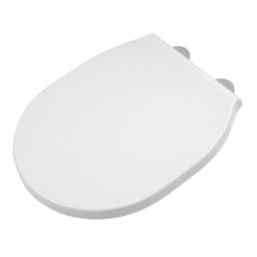 Croydex Bolsena Soft-Close with Quick-Release Toilet Seat Thermoset Plastic White