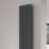 Reina 1800mm x 290mm 2535BTU Anthracite Vertical 2 Column Radiator