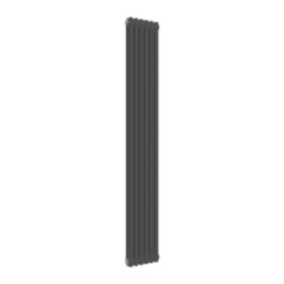 Reina 1800mm x 290mm 2535BTU Anthracite Vertical 2 Column Radiator