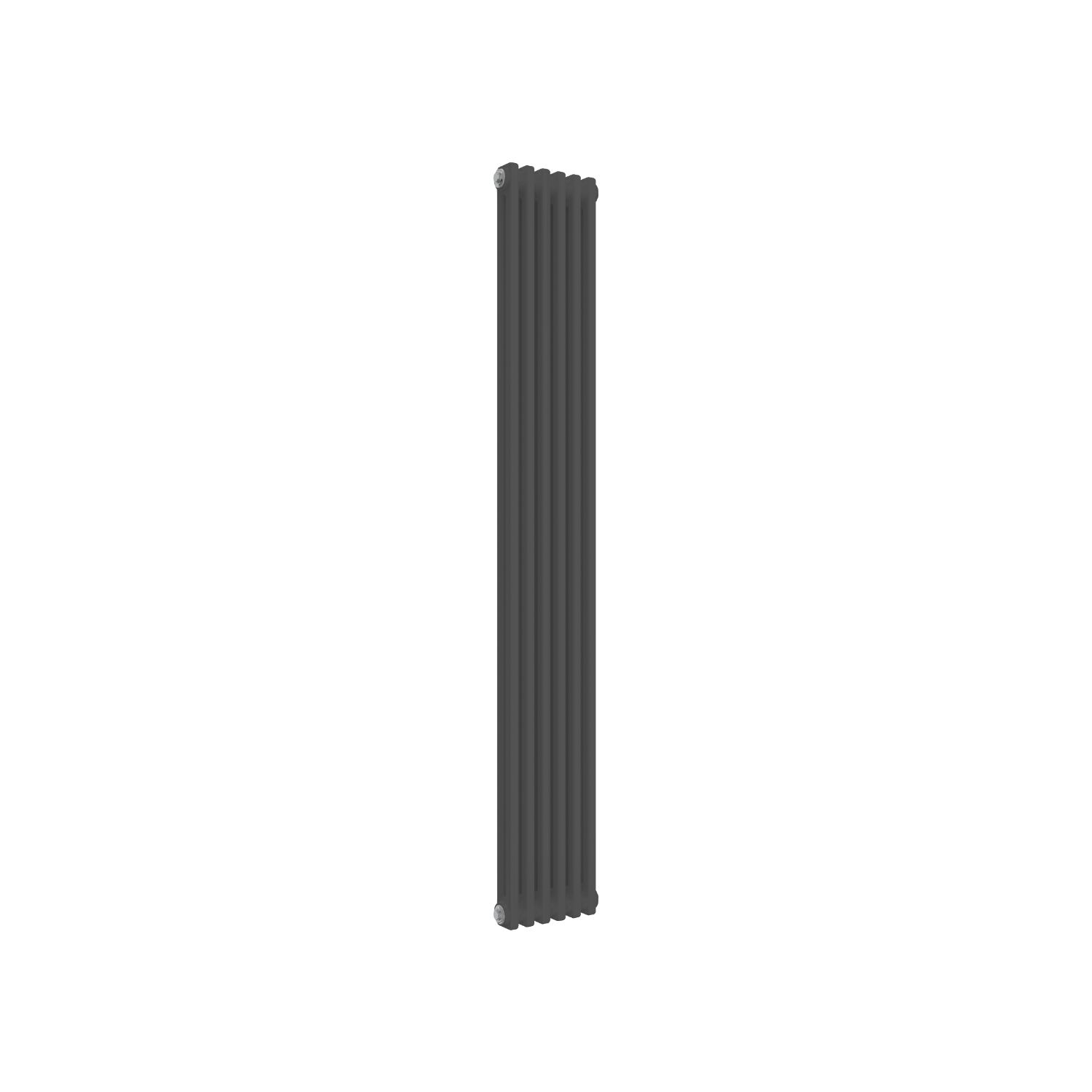 Reina 1800mm x 290mm 2535BTU Anthracite Vertical 2 Column Radiator (199LH)