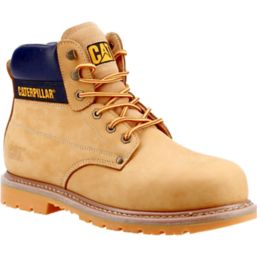 CAT Powerplant Size 13  Honey Water-Resistant Steel Toe Cap Safety Boots