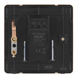 Arlec  1-Gang 2-Way LED Dimmer Switch  Gold