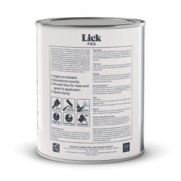 LickPro Max+ 1Ltr White 07 Matt Emulsion  Paint