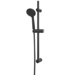 Swirl  Shower Kit Matt Black