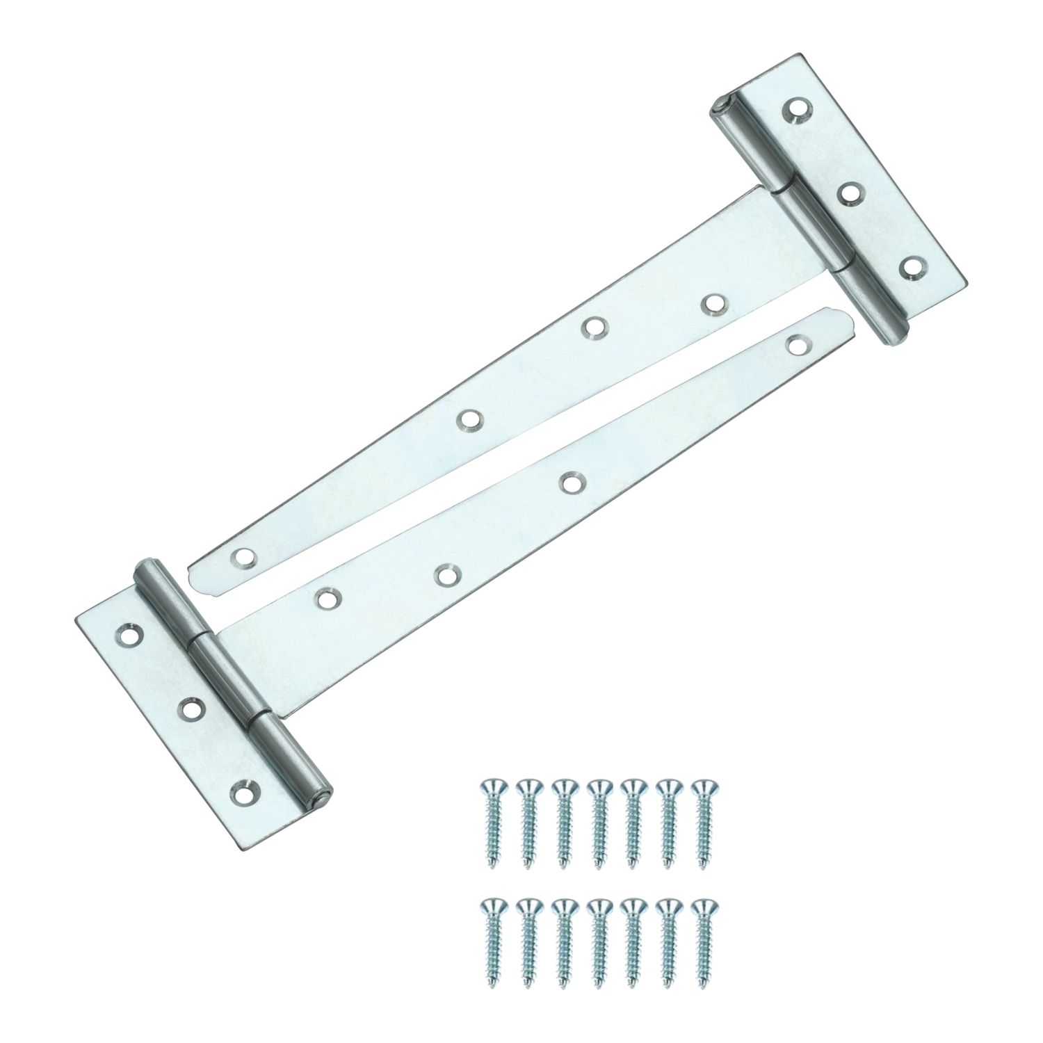 Smith & Locke Zinc-Plated Tee Hinges 250mm 2 Pack (199VE)