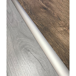 Unika Silver Self-Adhesive Aluminium Floor Threshold 900mm