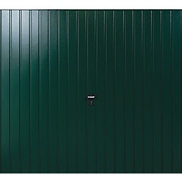 Gliderol Vertical 8' x 7' Non-Insulated Framed Steel Up & Over Garage Door Moss Green