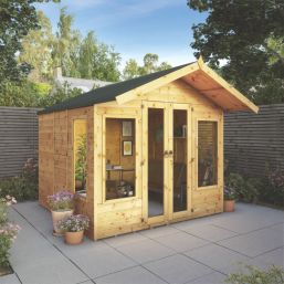 Mercia Premium Sussex 8' x 10' (Nominal) Apex Timber Summerhouse