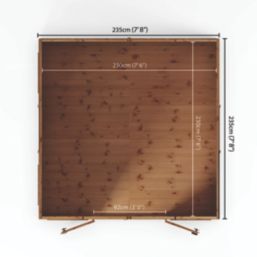 Mercia Premium Sussex 8' x 10' (Nominal) Apex Timber Summerhouse