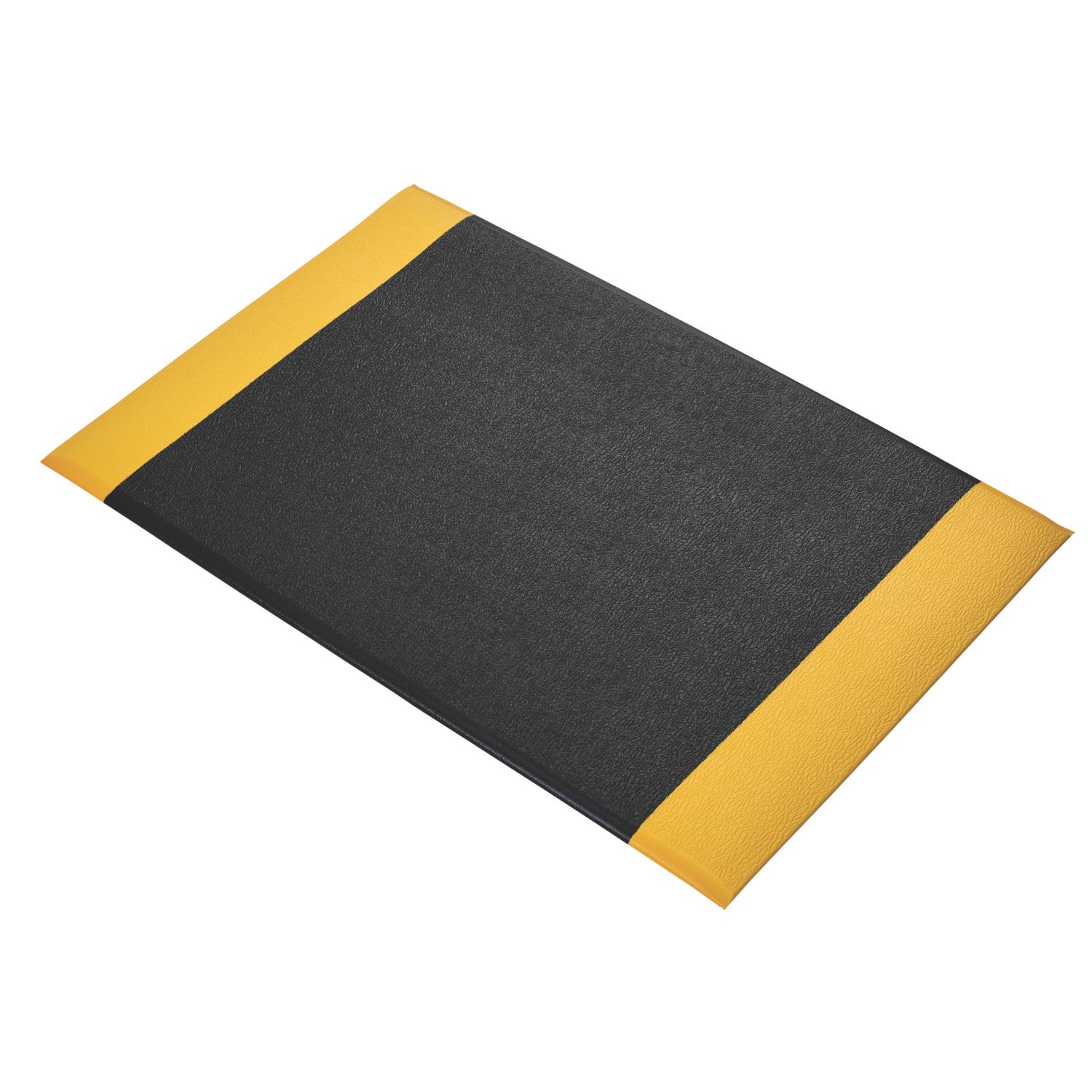 COBA Orthomat Premium Anti-Fatigue Floor Mat Black / Yellow 1500mm x 900mm x 12.5mm (199YN)
