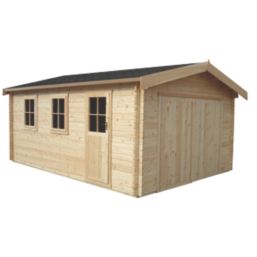 Shire Bradenham 28 12' 6" x 14' 6" (Nominal) Apex Timber Garage