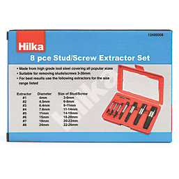 Hilka Pro-Craft Damaged Screw Extractor Set 8 Pcs