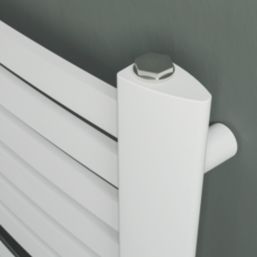 Ximax 1215mm x 580mm 2048BTU White Curved Electric Towel Radiator