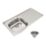Utility 1 Bowl RH Polished Stainless Steel Sink 1000mm x 500mm