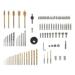 Forge Steel  Multi-Material Drill & Screwdriver Bit Set 101 Pieces