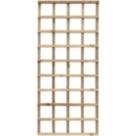 Rowlinson  Softwood Rectangular Heavy Duty Trellis 3' x 6' 3 Pack