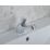 Bristan Timed Flow Chrome-Plated 104mm Push Button Mono Basin Pillar Tap