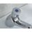 Bristan Timed Flow Chrome-Plated 104mm Push Button Mono Basin Pillar Tap