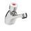 Bristan Timed Flow Chrome-Plated 104mm Push Button Mono Basin Pillar Tap