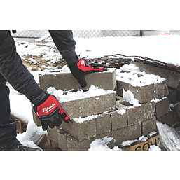 Milwaukee Winter Demolition Gloves Black / Red Medium