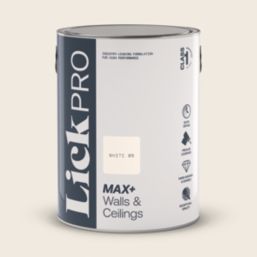 LickPro Max+ 5Ltr White 06 Eggshell Emulsion  Paint