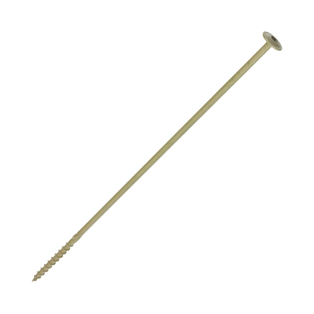 Timco  TX Wafer  Timber Frame Construction & Landscaping Screws 8mm x 350mm 25 Pack