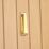 Hardware Solutions Door Knocker Contemporary Polished Brass 40mm x 165mm
