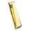 Hardware Solutions Door Knocker Contemporary Polished Brass 40mm x 165mm