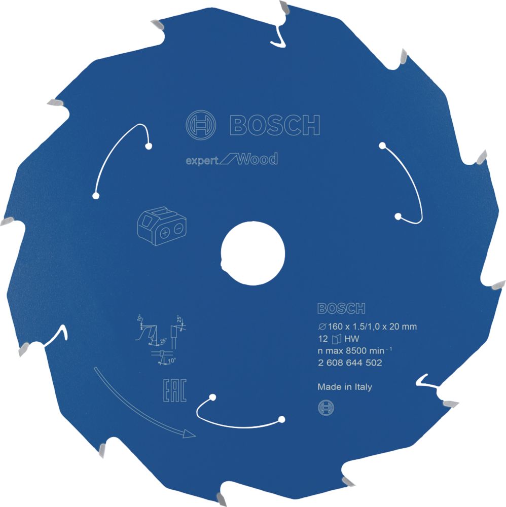 BOSCH 2609256802 Circular Saw Blade Standard For Wood 130x22x20 16 Mm 18t 134822