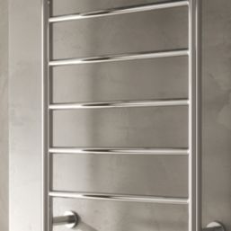 Reina 1190mm x 500mm 495BTU Stainless Steel Flat Electric Towel Radiator
