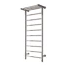 Reina 1190mm x 500mm 495BTU Stainless Steel Flat Electric Towel Radiator