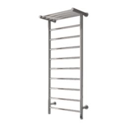 Reina 1190mm x 500mm 495BTU Stainless Steel Flat Electric Towel Radiator