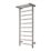 Reina 1190mm x 500mm 495BTU Stainless Steel Flat Electric Towel Radiator