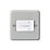 MK Contoura 10A 1-Gang 3-Pole Fan Isolator Switch Grey  with White Inserts