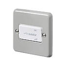 MK Contoura 10A 1-Gang 3-Pole Fan Isolator Switch Grey  with White Inserts