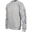 Dickies Okemo Graphic Sweatshirt Grey Melange Small 37" Chest