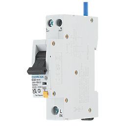 British General Fortress 32A 30mA 1+N Type C  Compact RCBO