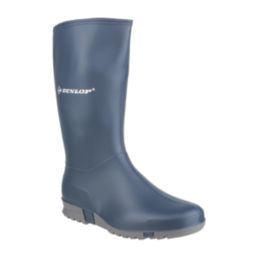 Dunlop Sport Size 6.5  Navy Non Safety Wellies