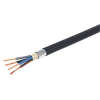Prysmian 6944X Black 4-Core 6mm² Armoured Cable 25m Coil