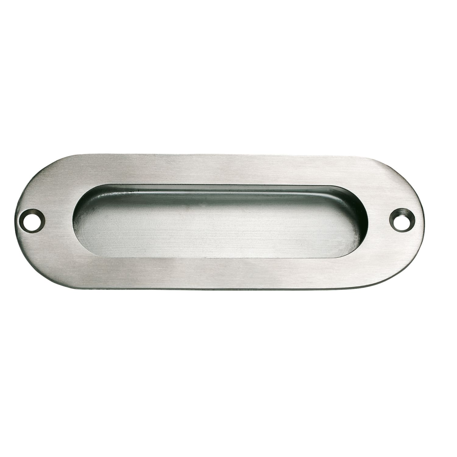 Essentials Flush Pull 120mm Satin Stainless Steel (20117)
